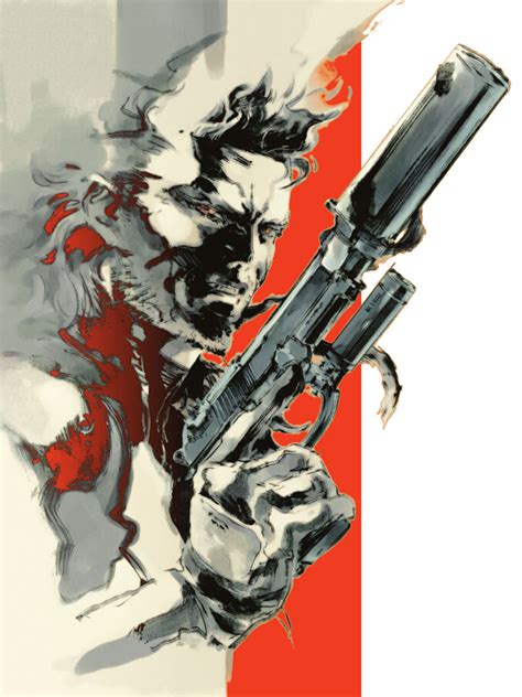 metal gear solid 2 official box art|metal gear official art.